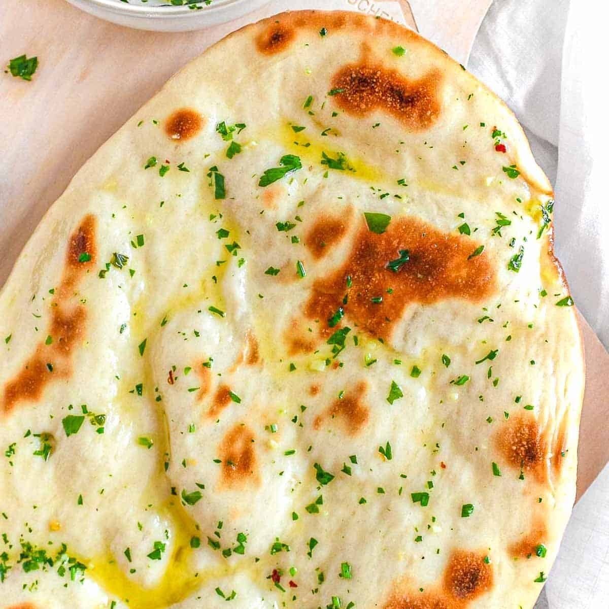 Butter Cilantro Naan.