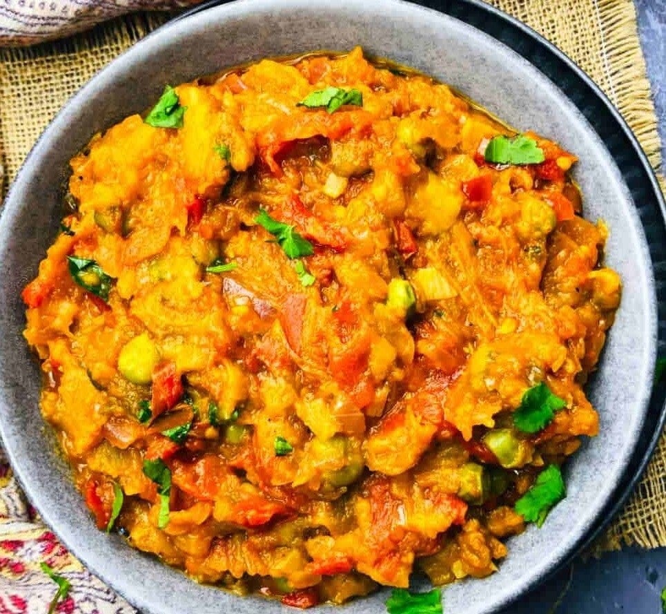 Eggplant Bharta.